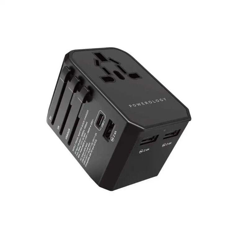 Powerology Universal Travel Adapter PD 45W