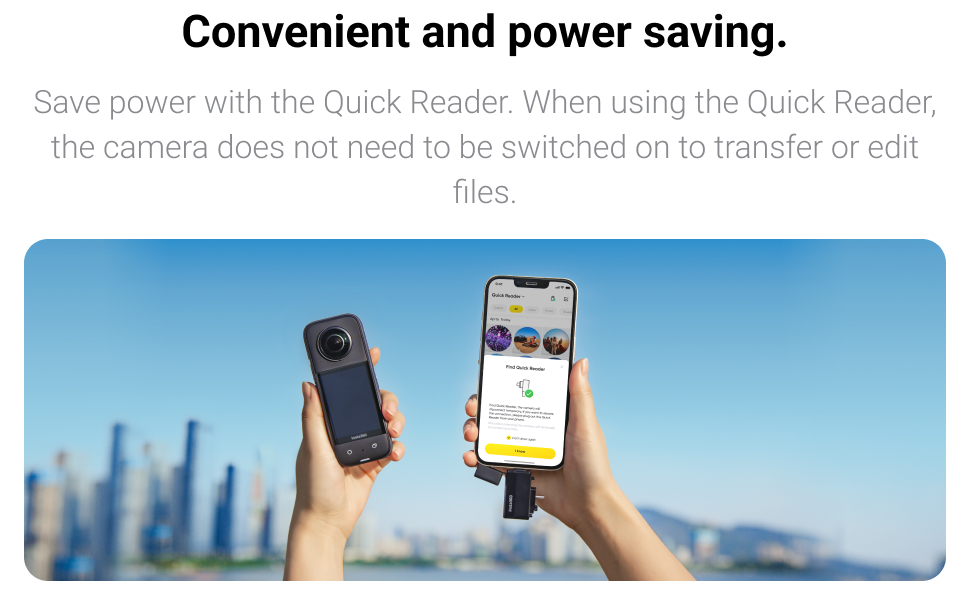 Insta360 X3 Quick Reader