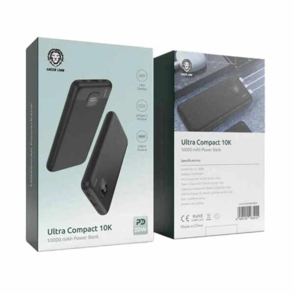 Green Lion Ultra Compact Power Bank PD 20W 10000mAh