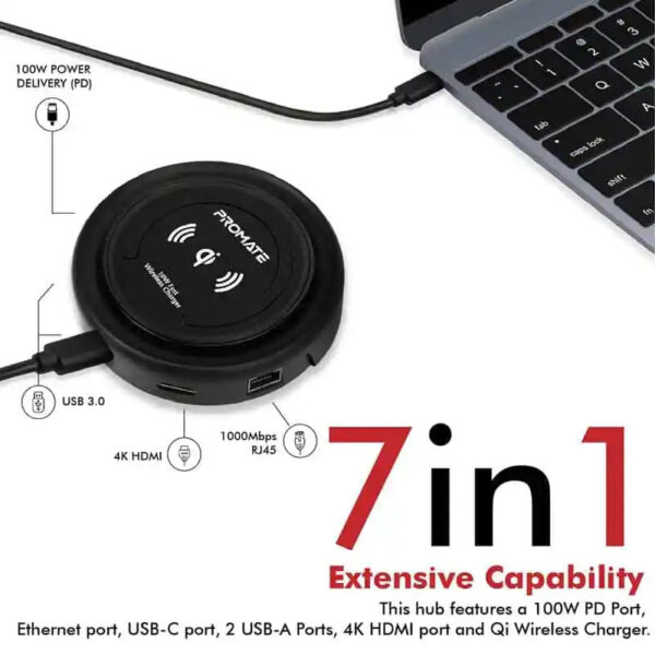 Promate Centerhub All-in-One USB-C™ Hub