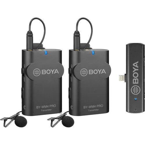 BOYA BY-WM4 PRO-K4 Two-Person Digital Wireless Omni Lavalier