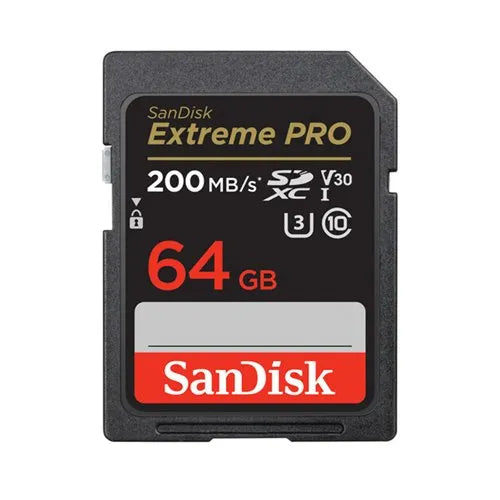 SanDisk 64GB Extreme PRO UHS-I SDXC Memory Card