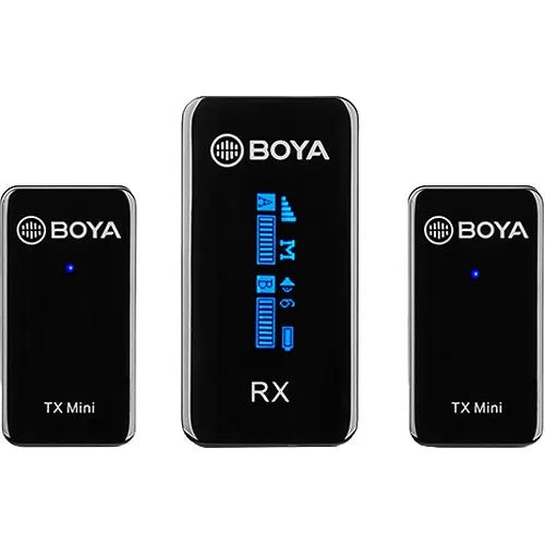 BOYA BY-XM6-S2 Mini Ultracompact 2-Person Wireless Microphone