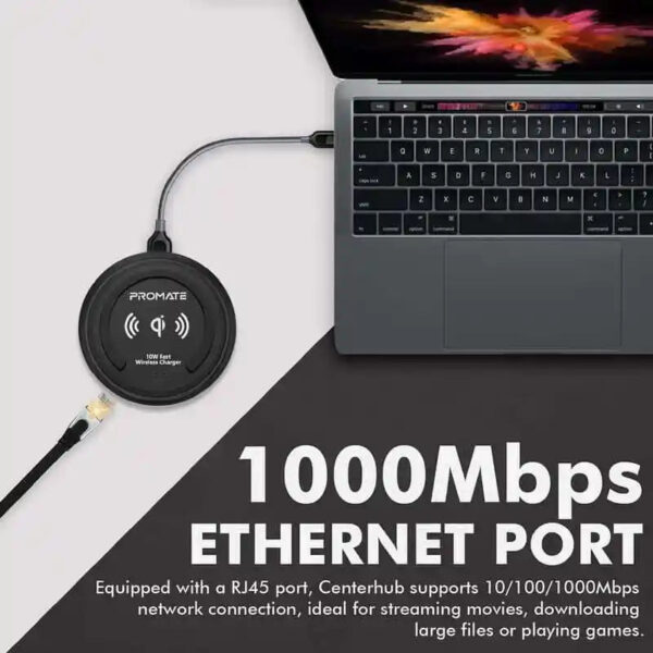 Promate Centerhub All-in-One USB-C™ Hub