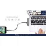 WiWu T8 Portable 7-in-1 Multi-Port Docking Station