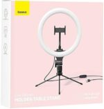 Baseus Live Stream Holder Table Stand with 10inch Light Ring