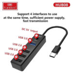 Earldom® USB Hub HUB08 Type-C