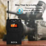 BOYA by-WM6 UHF Professional Omni-Directional Wireless Lavalier Microphone System