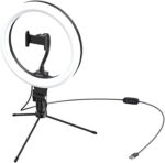 Baseus Live Stream Holder Table Stand with 10inch Light Ring