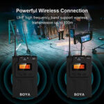 BOYA by-WM6 UHF Professional Omni-Directional Wireless Lavalier Microphone System