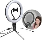 Baseus Live Stream Holder Table Stand with 10inch Light Ring