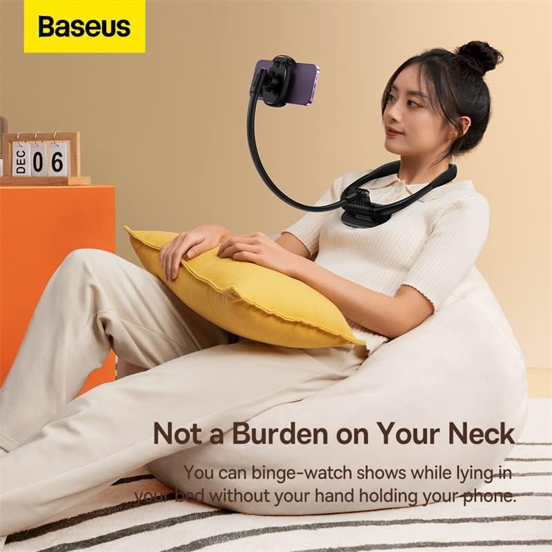 Baseus ComfortJoy Series universal neck mount, phone stand black