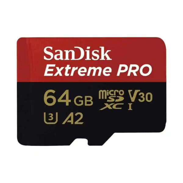 SanDisk Extreme Pro 64GB MicroSDXC UHS-I U3 A2 V30