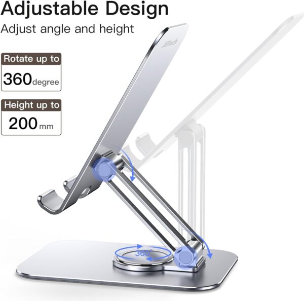 METAL ROTATNG FOLDABLE DESKTOP STAND