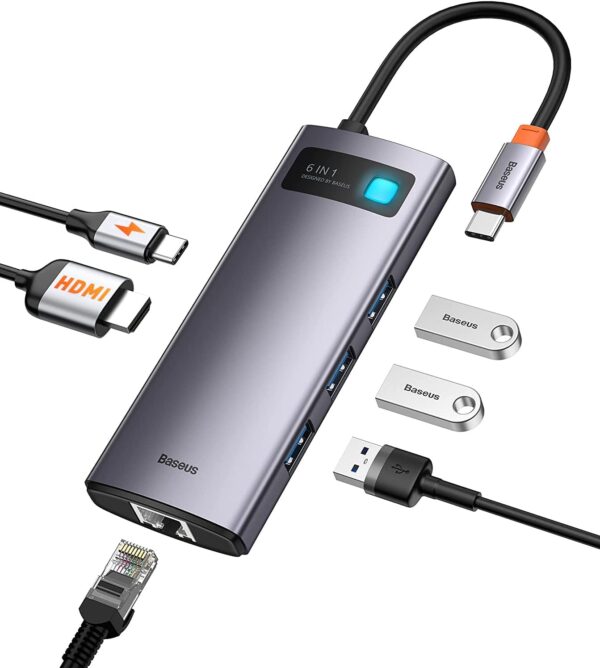 Baseus 6-in-1 USB-C Hub