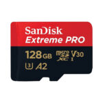 SanDisk 128GB Extreme PRO microSD UHS-I Card with Adapter