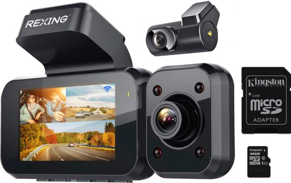 Rexing V5 Plus 3-Channel 4K Dash Cam