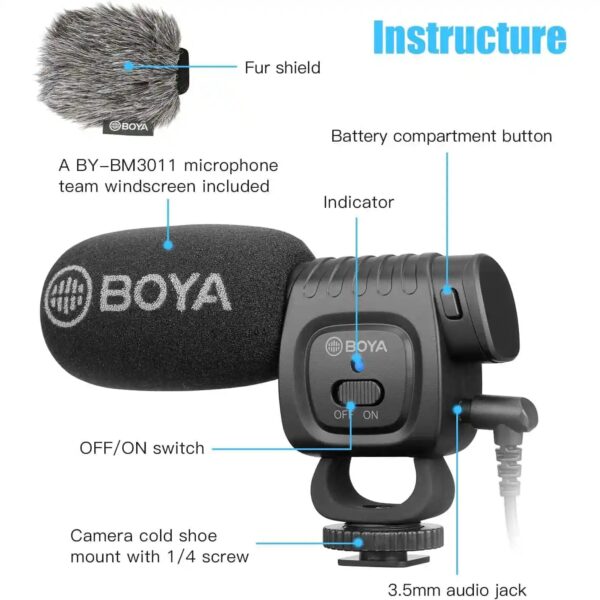 BOYA BY-BM3011 Camera Microphone