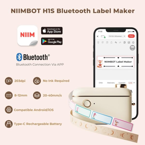 NIIMBOT Label Maker Machine H1S