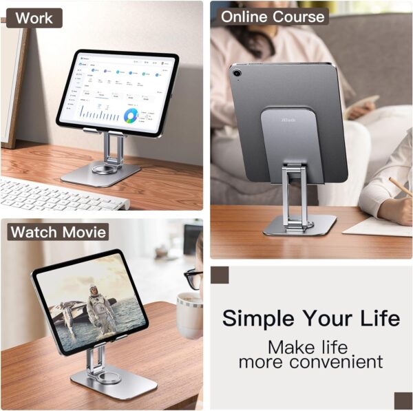 METAL ROTATNG FOLDABLE DESKTOP STAND