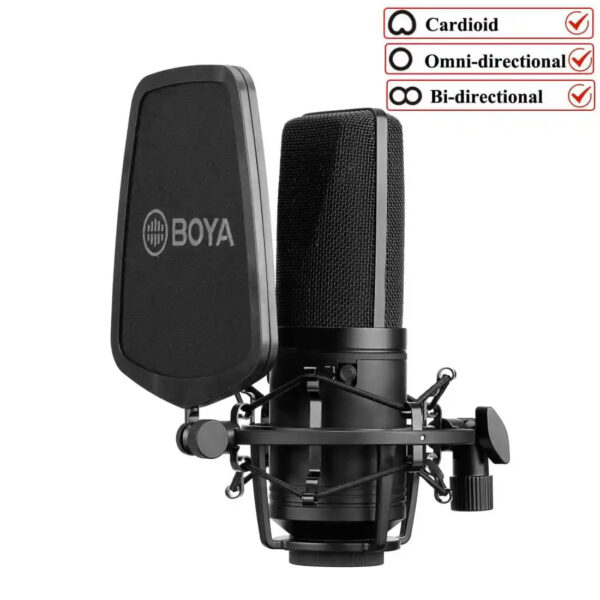 BOYA BY-M1000 Professional Large Diaphragm Condenser Microphone