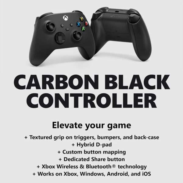 Microsoft Xbox Wireless Controller Carbon Black