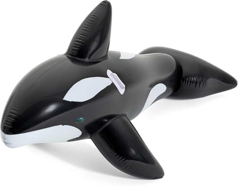 H2OGO Jumbo Whale Rider Inflatable Pool Float