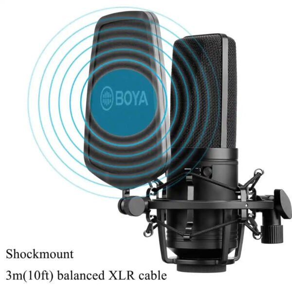 BOYA BY-M1000 Professional Large Diaphragm Condenser Microphone