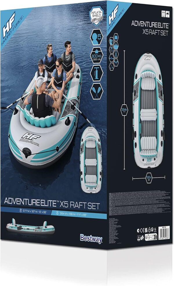 Bestway Hydro-Force Adventure Elite X5 Inflatable Raft Set