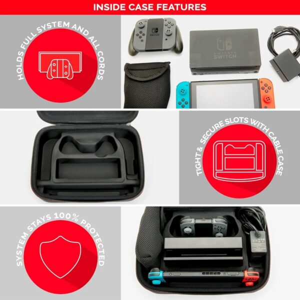 Nintendo Switch Protective Deluxe Travel System Case