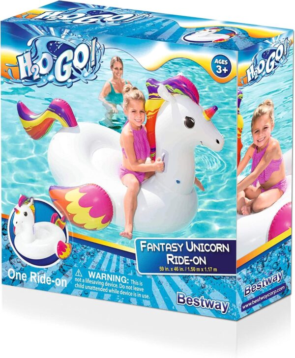 Bestway Fantasy Unicorn Kids Ride-On Pool Float