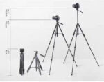 BENRO T560 Camera Portable Travel Tripod And 3-Way Pan Head Kit