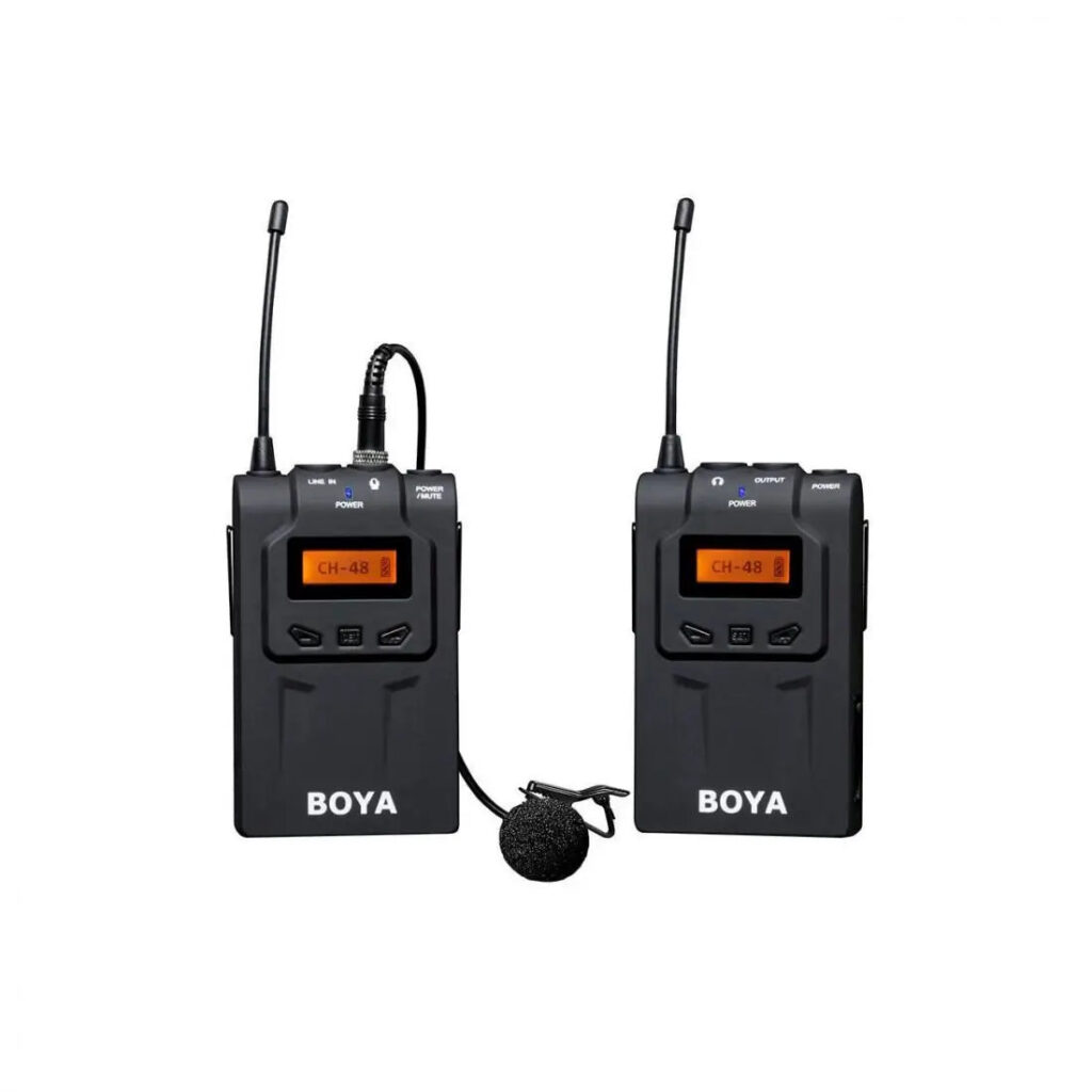 BOYA by-WM6 UHF Professional Omni-Directional Wireless Lavalier Microphone System