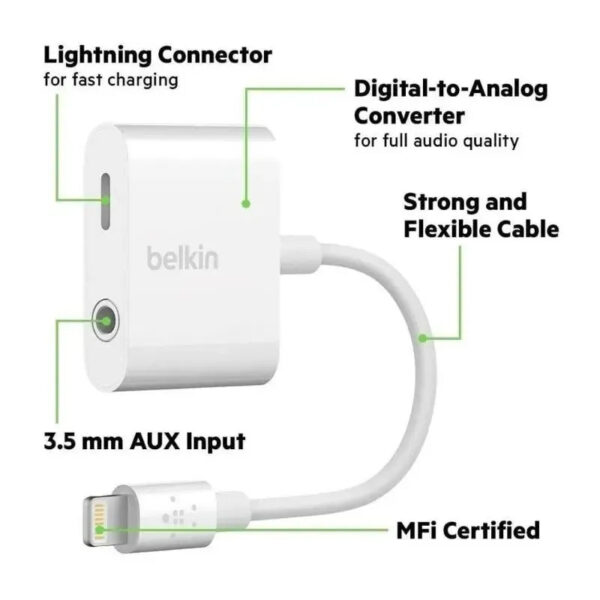 Belkin 3.5mm Audio With Charge Rockstar