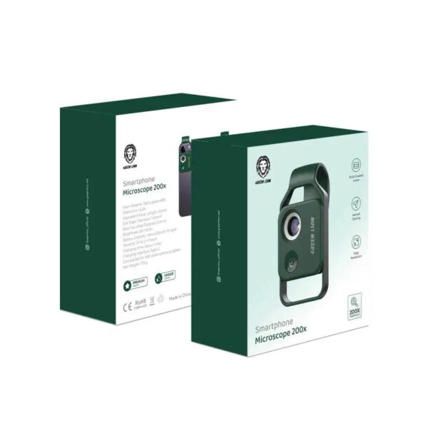 Green Lion Smartphone Microscope 200x