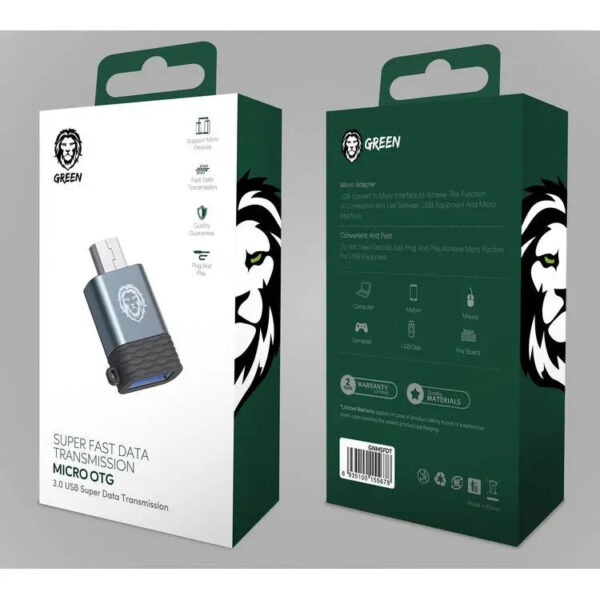 Green Lion Micro OTG 3.0 USB Super Data Transmission