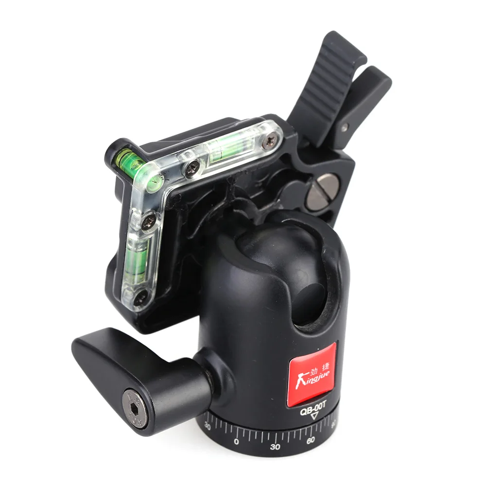 Kingjoy bt-258b portable aluminum camera tripod with qb-00t ball head 23