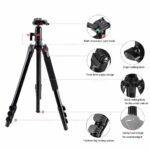 Kingjoy BT-258B Portable Aluminum Camera Tripod