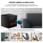 Smart Clock WiFi Night Vision Camera