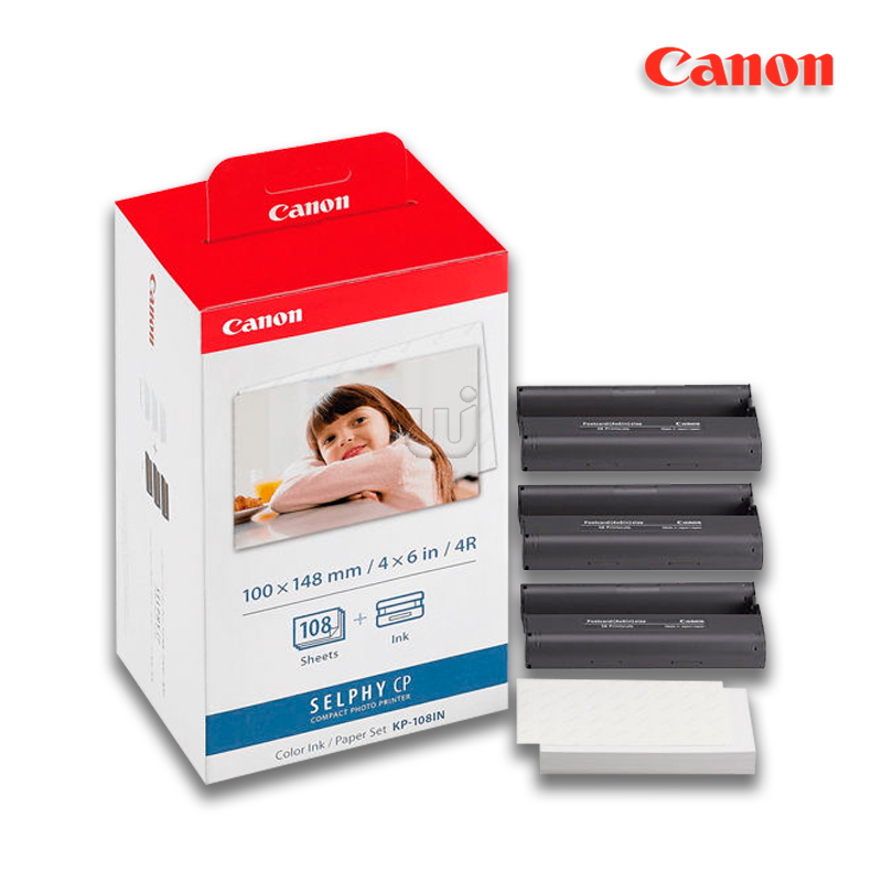 Canon KP-108IN Color Ink And Paper Set