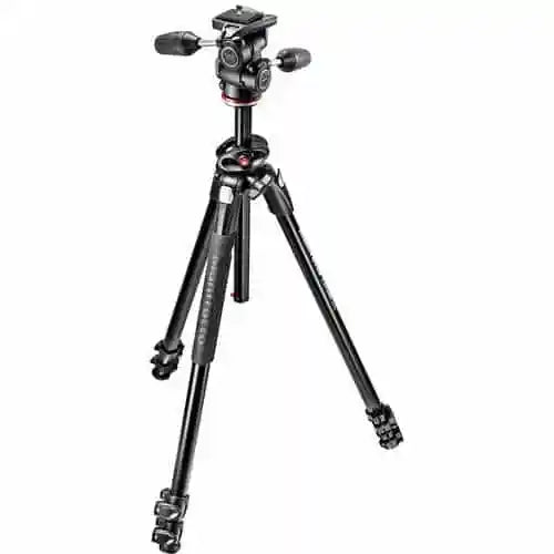 Manfrotto MK290DUA3-3 290 Dual Aluminum Tripod with 3-Way Pan