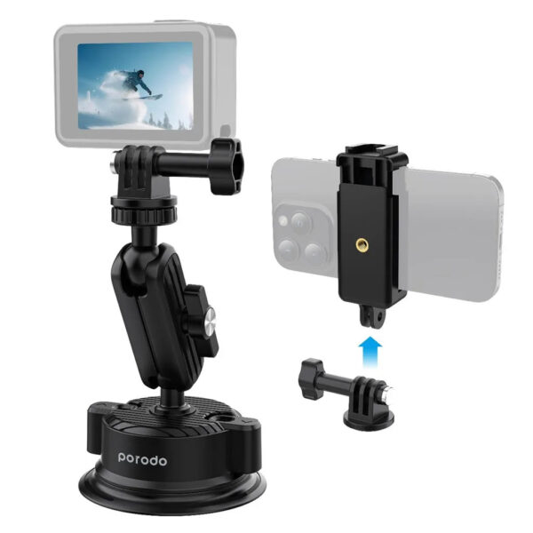 Porodo 2in1 Mobile and Camera Mount