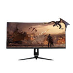 Porodo PDX524-BK Gaming Ultra Wide-Curved Monitor 34 Inch