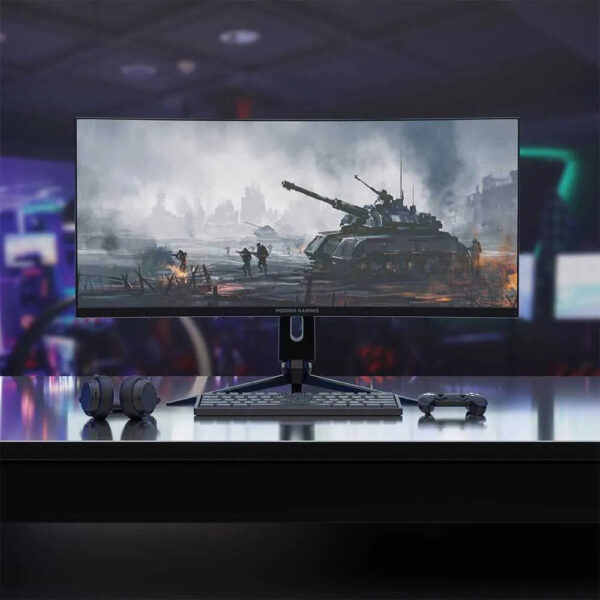 Porodo PDX524-BK Gaming Ultra Wide-Curved Monitor 34 Inch