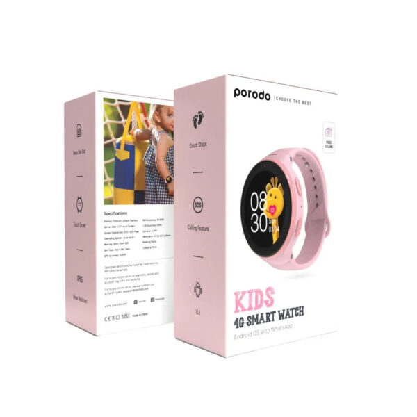 Porodo 4G Kids GPS Smart Watch