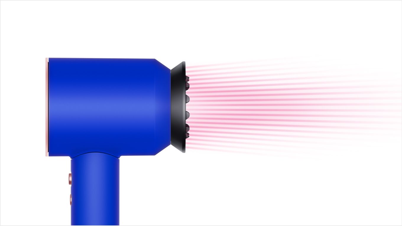 Dyson supersonic™ hair dryer in blue blush - hd07 14 Q4 Gifting Supersonic Styling attachments Gentle air attachment