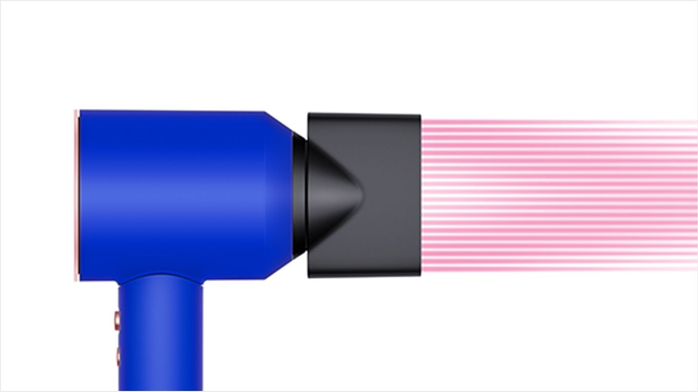 Dyson supersonic™ hair dryer in blue blush - hd07 12 Q4 Gifting Supersonic Styling attachments Styling concentrator
