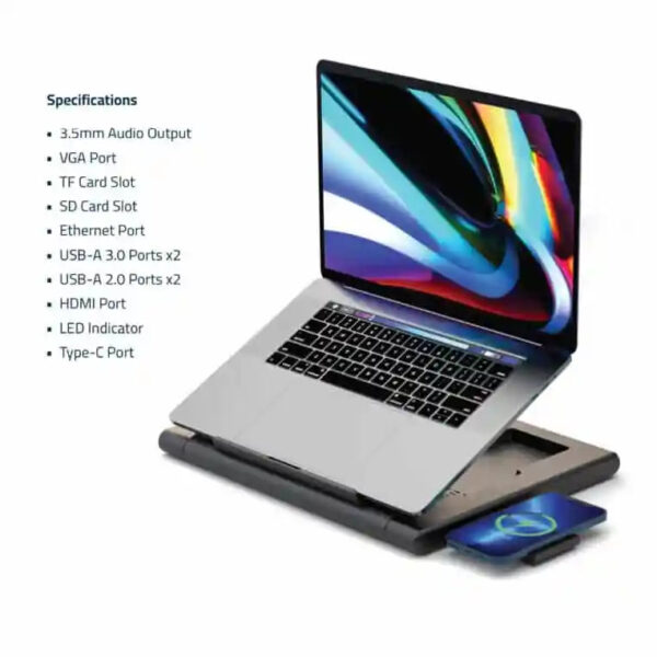 Powerology Multi-Functional Pro Hub Laptop Stand