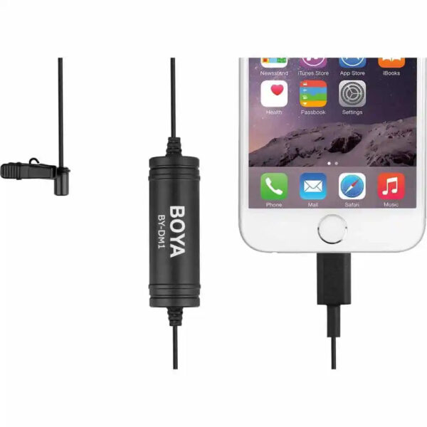 BOYA BY-DM1 Digital Lavalier Microphone for iOS Devices