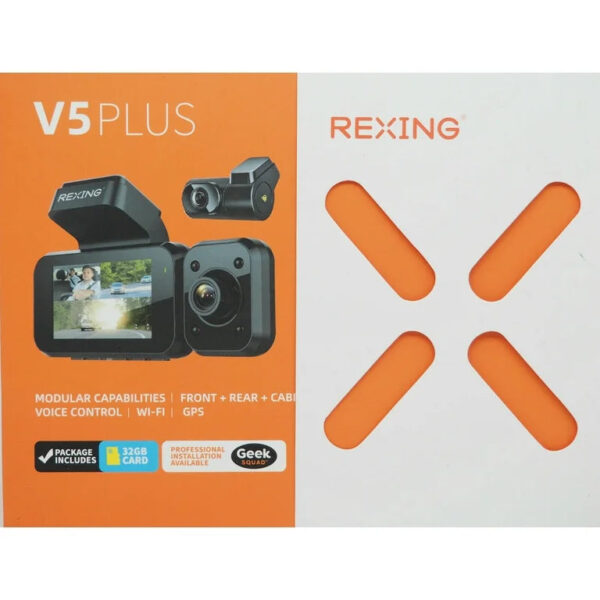 Rexing V5 Plus 3-Channel 4K Dash Cam